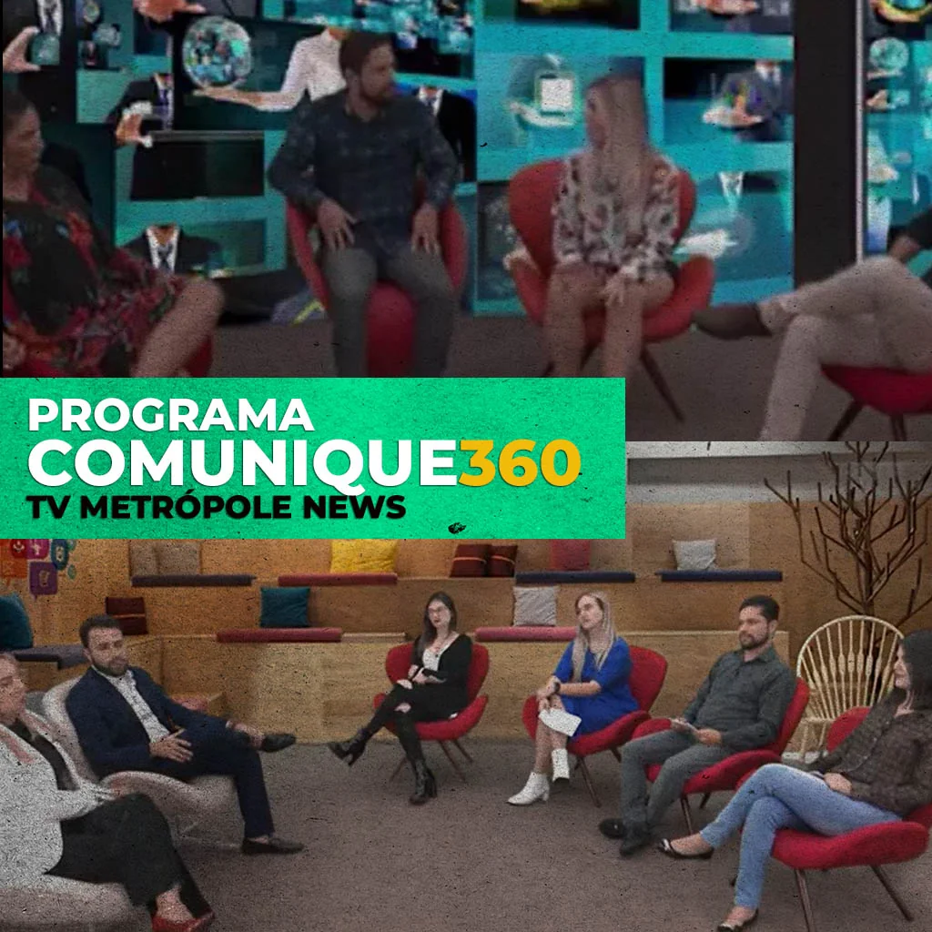 Walace Graça no programa Comunique 360 da TV Metrópole News