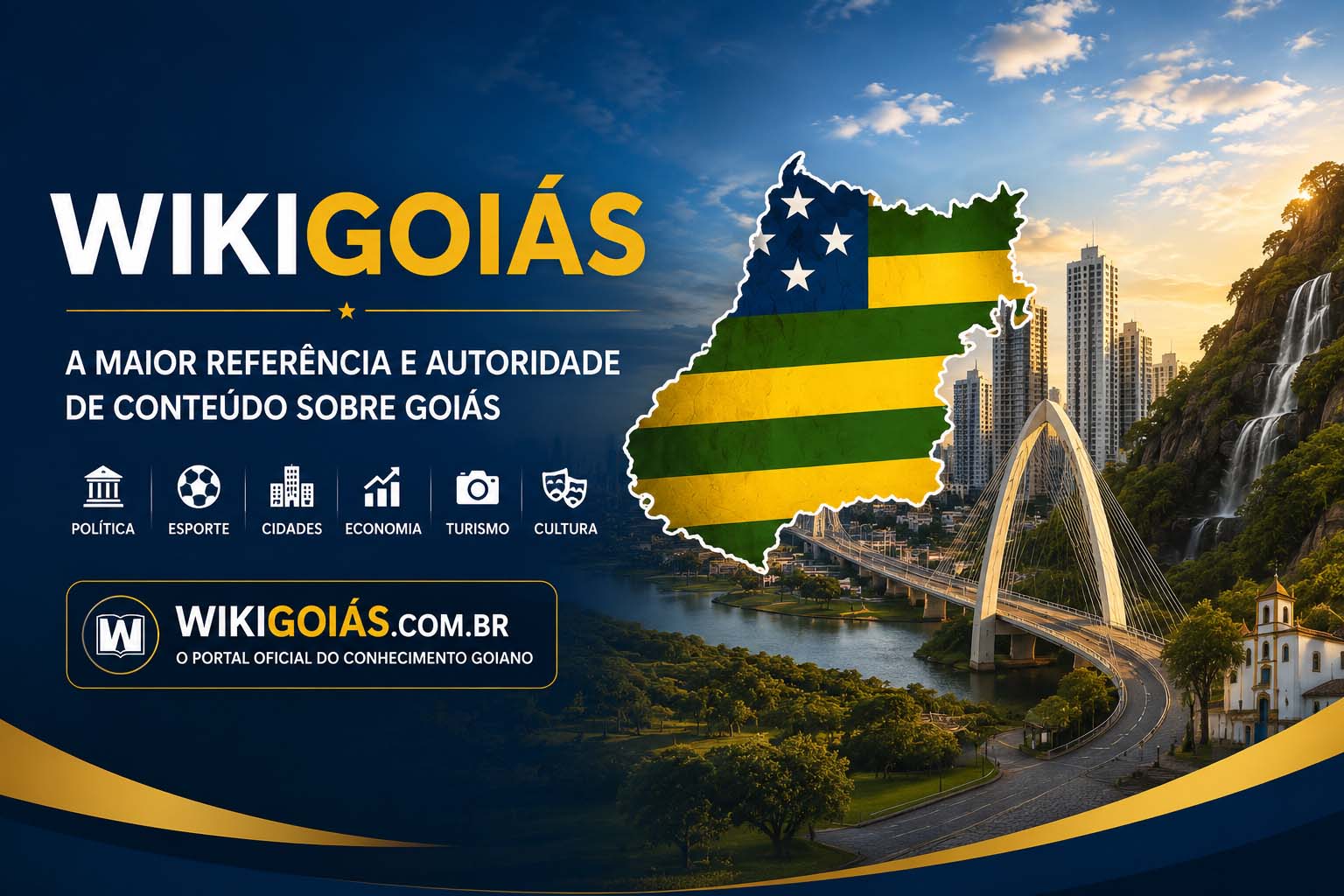 Design do portal WikiGoiás, projeto de indexação de Walace Graça